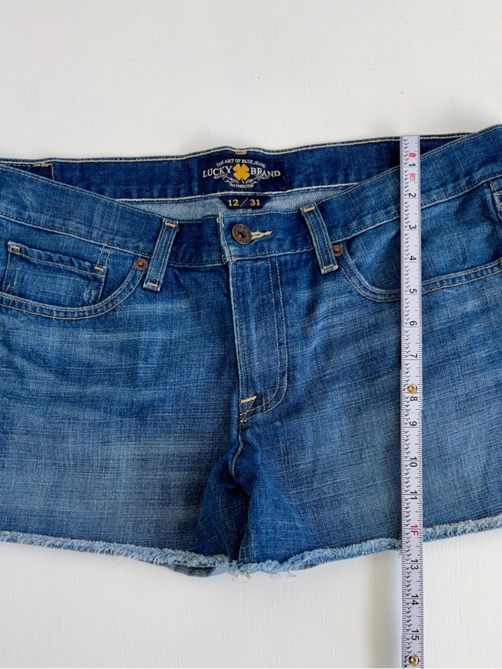 Lucky Brand Light Blue Denim Cutoff Shorts - Picture 6 of 6